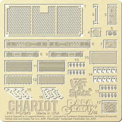 Lost in Space - Photoetch Set for Doll & Hobbys 1/35 Scale Chariot (PGX249)