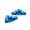 Big Joe Noodle Sling 2 Pack No Inflation Needed Pool Seat with Armrests, Blurred Blue Stripe Double Sided Mesh, 3ft view 1