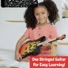 TinkerTar - Flame Electric Guitar - The Easiest Way to Start and Learn Guitar - 1 Stringed Toy Instrument for Kids Perfect Intro to Music for Young Kids Ages 3 and up - from Buffalo Games view 2