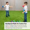 Excellerations 3" Number Ball - Set of 21 with 1 Air Pump view 3