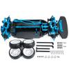 RCHUBAM Metal Chassis Frame Kit with Wheels for 1/10 Scale Tamiya TT02 RC Drift Car view 1
