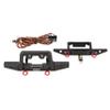 MEUS RACING TRX4M Bumper Front and Rear with LED Lights for TRX4M Defender 1/18 RC Crawler Upgrades Parts view 1