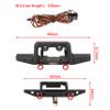 MEUS RACING TRX4M Bumper Front and Rear with LED Lights for TRX4M Defender 1/18 RC Crawler Upgrades Parts view 2