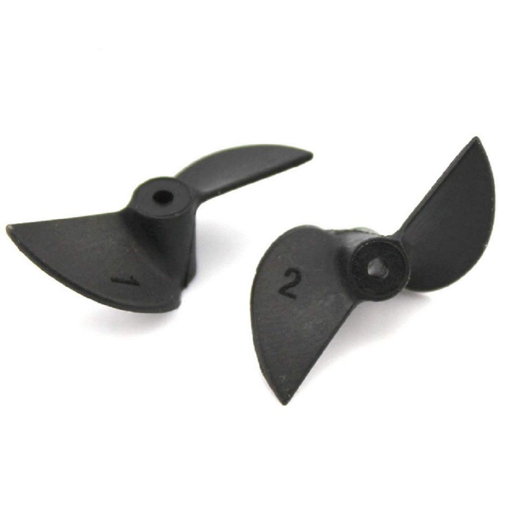 10 Pairs RC Boat Propellers 2-Blade 2x30mm Nylon Props for 2mm Shaft RC Model Ship