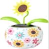 Sunflower Solar Dancing Flower Solar Powered Swinging Animated Dancer Toy Office Desk Car Decoration for Car, Funny Ornaments view 1