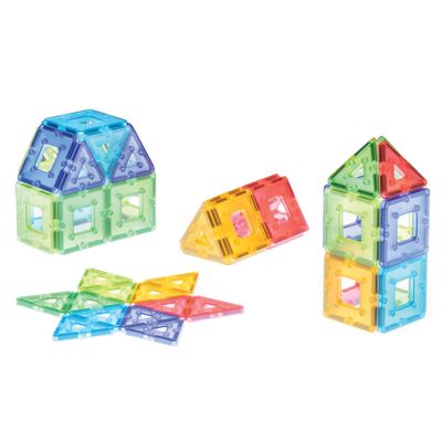 Polydron KinderMag Starter Set, Translucent, 48 Pieces