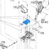 Mesimsple Alloy Xmaxx Upper Rear Differential Cover 7787 for 1/5 X-Maxx Drive Gear Cover X Maxx Diff Cover Truck Upgrades Blue view 3