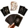 Terra Soleil Dreamspell  Tarot Deck | 78 Black Tarot Cards, Oracle Beginner's Complete Card Deck, Witch Divination Tools view 1