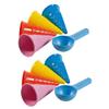 10pcs Beach Sand Box Sandbox Beach Sand Bucket Ice Cream Cone Scoop Sets Ice Cream Scoop Cup view 1