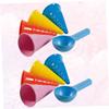 10pcs Beach Sand Box Sandbox Beach Sand Bucket Ice Cream Cone Scoop Sets Ice Cream Scoop Cup view 2