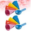 10pcs Beach Sand Box Sandbox Beach Sand Bucket Ice Cream Cone Scoop Sets Ice Cream Scoop Cup view 3