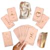 Luna Soleil  Tarot Deck in Rose Quartz | 78 Pink Tarot Cards, Light Baby Pink, Gold Foil Edges, Beginner's Complete Oracle Card Deck, Divination Tools view 1