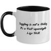 Best Juggling Two Tone 11oz Mug, Juggling is not a Hobby. It's a Post, Present For Men Women, Unique Gifts From Friends, Jugglingbirthdaygift, Juggling balls, Juggling clubs, Juggling rings, Juggling view 1