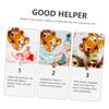 10pcs Tiger Balloons for Year Birthday Party Decorations Animal Pattern Balloons for Festive Atmosphere for Celebrations view 2