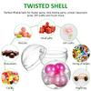 COHEALI Translucent Small Round Capsules: 200pcs 1.1 inch Vending Machine Capsules Empty Plastic Gumball Machine Containers for Easter Basket Birthday Gifts Pinata Stuffers DIY Craft Supplies view 2