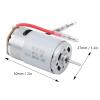 RC Motor Set, 390 Motor Metal Heatsink Motor Mount RC Upgrade Parts Accessories fit for 1/18 A949 A959 view 3