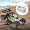 RC Motor Set, 390 Motor Metal Heatsink Motor Mount RC Upgrade Parts Accessories fit for 1/18 A949 A959 view 4