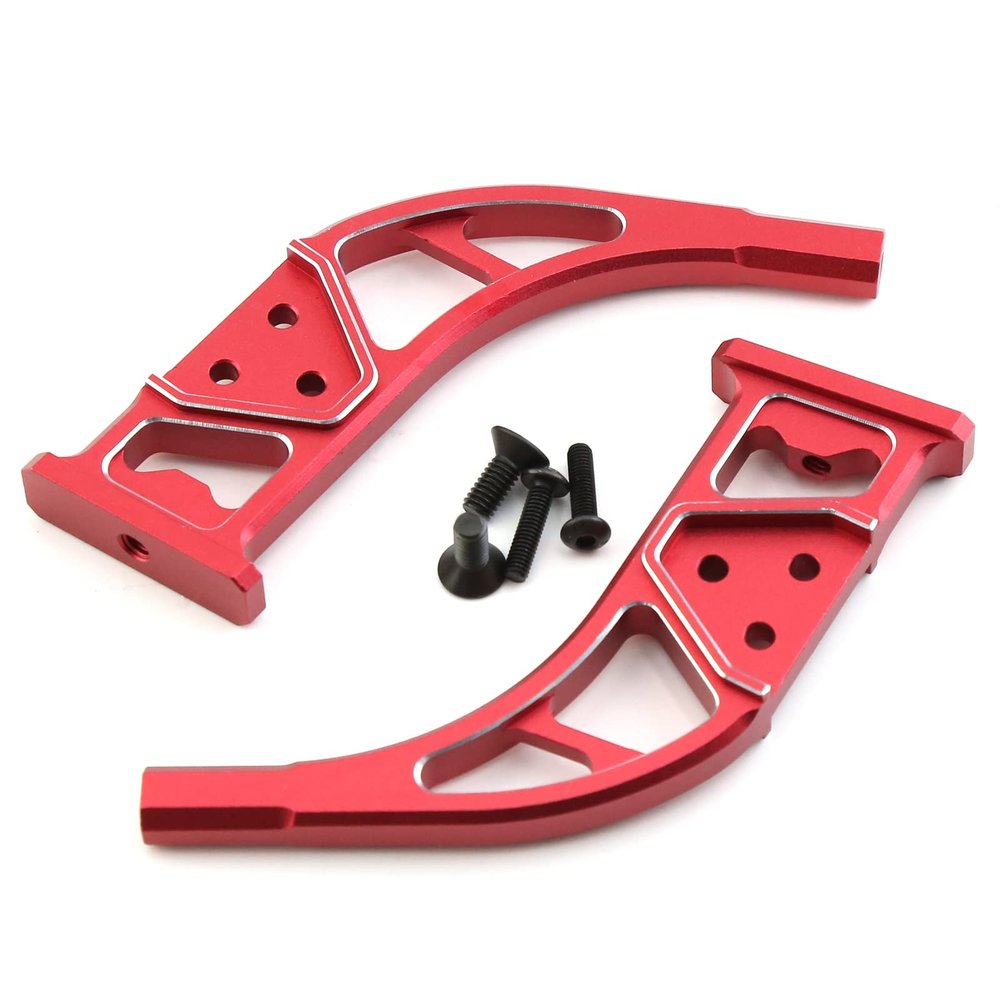 Rear Wing Mount Alum Alloy Diffuser Support for 1/7 Felony Infraction 6S BLX Limitless Roller ARA320519 Upgrade Parts (Red)