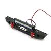1 Set Metal Black Front Bumper with LED Light 1/10 RC for Axial SCX10 & SCX10 II 90046 for TRX4 Accessory Part view 4