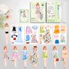 Daniel Axel Magnetic Princess Dress Up Paper Doll Pretend Play Toys Magnet People Clothes Puzzles Game for 3+ Year Old Girls Toddler,Preschool Learning Created Imagine Set Birthday Gift view 1
