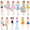 Daniel Axel Magnetic Princess Dress Up Paper Doll Pretend Play Toys Magnet People Clothes Puzzles Game for 3+ Year Old Girls Toddler,Preschool Learning Created Imagine Set Birthday Gift view 4