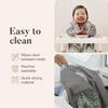 Bibbrella Premium Baby Led Weaning Bib - Full Coverage with Lap Protection - Water-Resistant Long Sleeve Smock - Mess-Proof Feeding for Infants & Toddlers 6-36 Months - Butterfly Garden Bundle view 3