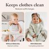 Bibbrella Premium Baby Led Weaning Bib - Full Coverage with Lap Protection - Water-Resistant Long Sleeve Smock - Mess-Proof Feeding for Infants & Toddlers 6-36 Months - Butterfly Garden Bundle view 4