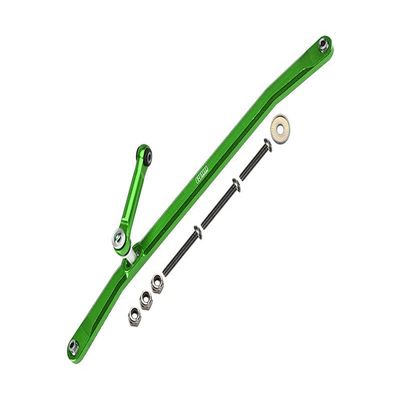 Aluminum Front Steering Tie Rods for Losi 1:8 LMT 4WD Solid Axle Monster Truck LOS04022 / LMT Mega Truck LOS04024 / LMT Son-uva Digger LOS04021 / TLR Tuned LMT Kit LOS04027 - Green
