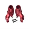 Aluminum 7075-T6 Front Knuckle Arms Steering Blocks for Traxxas 1:10 4WD MAXX 89076-4 / 4WD MAXX with WideMAXX 89086-4/1:8 4WD Maxx Slash 6S 102076-4 Upgrades - Red view 1