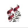 Aluminum Servo Horn with Built-in Spring 3 Sets (for Locking Diff) for Traxxas 1:10 TRX4 Defender Trail Crawler 82056-4 / TRX6 Mercedes-Benz G-63 MAG 6X6 88096-4 Upgrades - Red view 1
