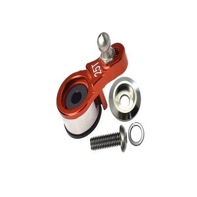 Aluminum 6061-T6 Servo Horn with Built-in Spring (for Locking Diff) for Traxxas 1:10 TRX4 Defender Trail Crawler 82056-4 / TRX6 Mercedes-Benz G-63 MAG 6X6 88096-4 Upgrades - Orange