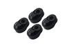 Aluminum 6061-T6 Suspension Pin Retainer for 1:5 Traxxas X Maxx 6S / X Maxx 8S Monster Truck Upgrades - Black view 1