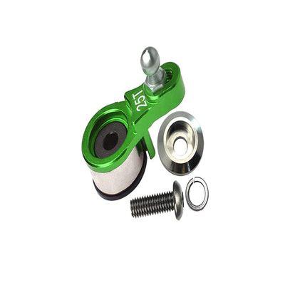 Aluminum 6061-T6 Servo Horn with Built-in Spring (for Locking Diff) for Traxxas 1:10 TRX4 Defender Trail Crawler 82056-4 / TRX6 Mercedes-Benz G-63 MAG 6X6 88096-4 Upgrades - Green