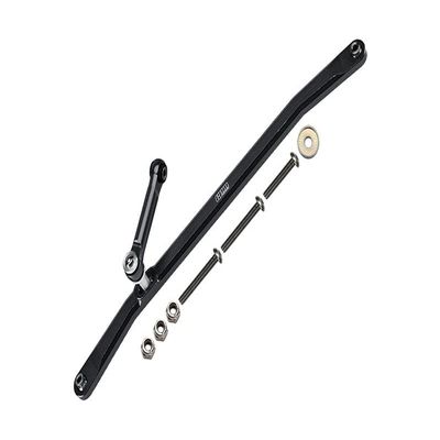 Aluminum Front Steering Tie Rods for Losi 1:8 LMT 4WD Solid Axle Monster Truck LOS04022 / LMT Mega Truck LOS04024 / LMT Son-uva Digger LOS04021 / TLR Tuned LMT Kit LOS04027 - Black