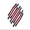 Aluminium 6061-T6 High Clearance Adjustable Links Tie Rod Linkages for Traxxas 1:18 TRX4M Ford Bronco Crawler 97074-1 / TRX4M Land Rover Defender 97054-1 Upgrades - Red view 1