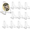 LuluCircle Acrylic Coin Display Stands, Challenge Coins Holders, Mini Easel Holders, Display Stand for Sports Cards, Casino Chips, Poker Guards, Greeting Cards, Challenge Medallions, AA Coins 2.1 view 1