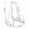 LuluCircle Acrylic Coin Display Stands, Challenge Coins Holders, Mini Easel Holders, Display Stand for Sports Cards, Casino Chips, Poker Guards, Greeting Cards, Challenge Medallions, AA Coins 2.1 view 3