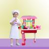 Little Chef Set Pretend Play Kitchen Toys, Foods, Utensils, Accessories Set for Toddlers, Kids, Packs as a Trolley Suitcase view 2
