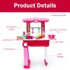 Little Chef Set Pretend Play Kitchen Toys, Foods, Utensils, Accessories Set for Toddlers, Kids, Packs as a Trolley Suitcase view 3