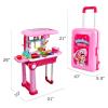 Little Chef Set Pretend Play Kitchen Toys, Foods, Utensils, Accessories Set for Toddlers, Kids, Packs as a Trolley Suitcase view 4