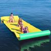 10 x 6 FT Floating Water Mat Foam Pad Lake Floats Lily Pad, 3-Layer XPE Water Pad with Storage Straps for Adults Outdoor Water Activities view 3