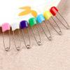 50Pcs Baby Diaper Pins with Safety Plastic Heads Cloth Fastening Pins for Baby Clothes and Scarves view 4