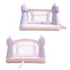 Bounceland Party Castle DayDreamer Cotton Candy Bounce House, 16.4 ft L x 13.1 ft W x 9.3 ft H, Basketball Hoop, UL Blower included, Trendy Pastel Color, Fun Slide & Bounce Area, Castle Theme for Kids view 2