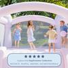 Bounceland Party Castle DayDreamer Cotton Candy Bounce House, 16.4 ft L x 13.1 ft W x 9.3 ft H, Basketball Hoop, UL Blower included, Trendy Pastel Color, Fun Slide & Bounce Area, Castle Theme for Kids view 4