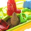 Adams Toy Heaven 23" Sandbox Castle 2-in-1 Sand and Water Table Beach Play Set for Boys and Girls Upgraded view 3