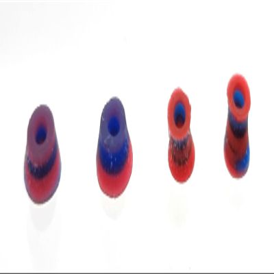 SPITBOARDS Fingerboard Swirl Bushings Duro Series 78A Blue-Red