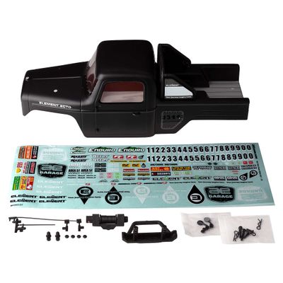 Team Associated Enduro Ecto Black Body Set, Painted, ASC42179