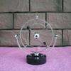 MOUDOAUER 4*AA Perpetual Motion Kinetic Orbital Revolving Gadget Perpetual Motion Desk Art Toy Accessory Office Decor Gift view 3