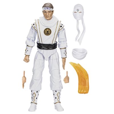 Hasbro - Power Rangers X Cobra Kai Lightning Collection Morphed Daniel LaRusso White Crane Ranger