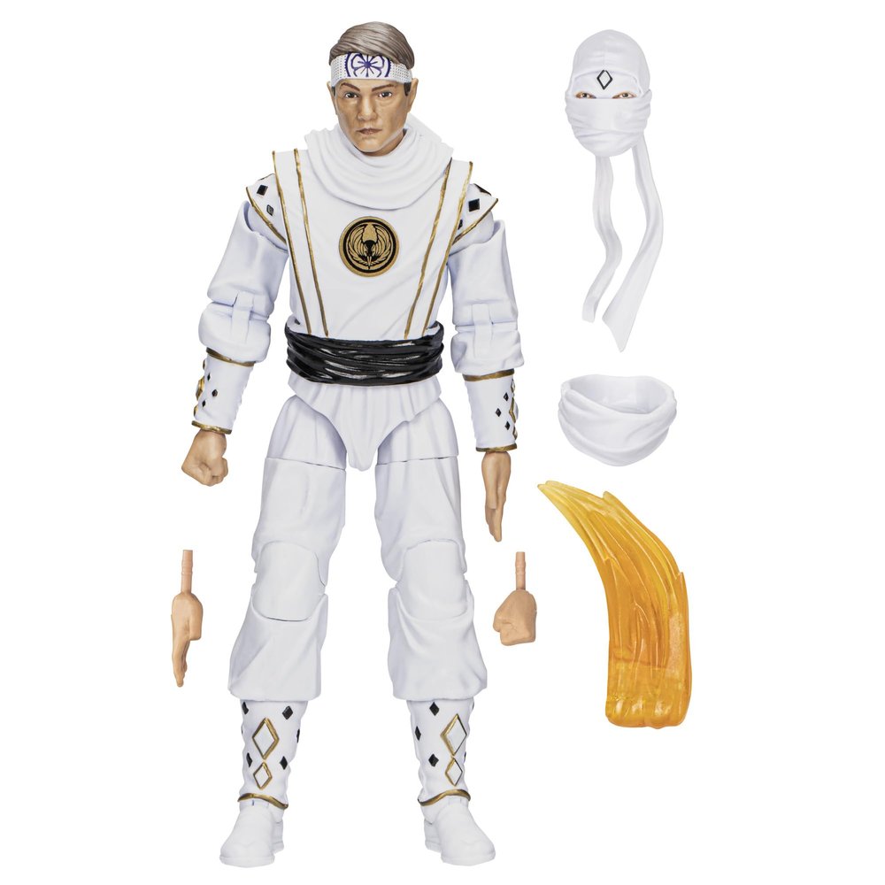 Hasbro - Power Rangers X Cobra Kai Lightning Collection Morphed Daniel LaRusso White Crane Ranger